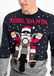 Pull avec motif de Noël, bonprix