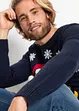 Pull avec motif de Noël, bonprix