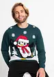 Pull avec motif de Noël, bonprix