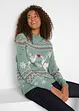 Pull norvégien à col tortue, bonprix