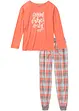 Pyjama avec T-shirt oversize, bonprix