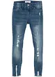 Jean skinny fille avec effet usé, bonprix