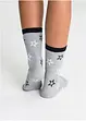 Lot de 6 paires de chaussettes femme avec coton, bonprix