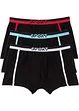 Lot de 3 boxers avec élastique, bonprix