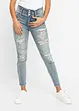 Jean Skinny taille haute avec effets destroyed, bonprix