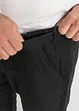 Pantalon chino en lin avec taille confortable Regular Fit, Straight, bonprix