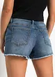 Short en jean à broderie, bonprix