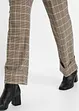 Pantalon tailoring avec motif pied-de-poule et jambes larges, bonprix