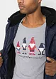 T-shirt manches longues avec motif de Noël, bonprix