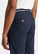 Bermuda chino avec lin majoritaire et cordon, Regular Fit, bonprix