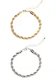 Lot de 2 bracelets, bonprix