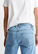 Bermuda classique en jean avec taille élastiquée, bonprix