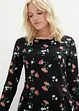 Robe en jersey à fleurs, bonprix