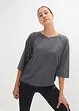 T-shirt manches 3/4, oversize, bonprix