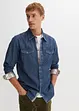 Chemise en jean, manches longues, bonprix