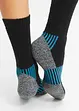 Lot de 5 paires de chaussettes de sport chaudes avec intérieur éponge, bonprix