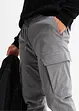 Pantalon thermo taille extensible Regular Fit avec poches cargo, Straight, bonprix