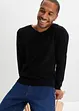 Pull en laine avec teneur en Good Cashmere Standard®, col V, bonprix