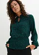 Blouse avec smock, bonprix