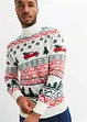 Pull avec motif de Noël, bonprix