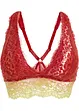 Brassière sans armature avec dentelle brillante et dégradé de couleur, BODYFLIRT