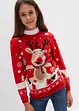 Pull en maille enfant avec motif de Noël, bonprix