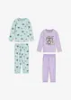 Pyjama fille (ens. 4 pces), bonprix