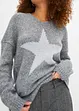 Pull motif étoile, bonprix