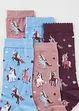 Lot de 5 paires de chaussettes enfant à bord festonné, bpc bonprix collection