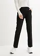 Pantalon extensible avec plis repassés et ceinture taille haute confortable, long, bonprix