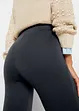 Legging avec taille confortable et zips décoratifs, bonprix