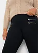 Legging avec taille confortable et zips décoratifs, bonprix