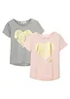 Lot de 2 T-shirts, bonprix