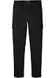 Pantalon slim extensible, jambes droites, avec poches cargo, bonprix