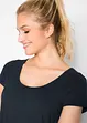 Robe courte en coton flammé, bonprix