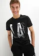 T-shirt en coton, Slim Fit, bonprix