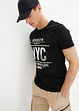 T-shirt en coton, Slim Fit, bonprix