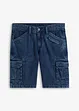 Bermuda cargo en jean, coton, Loose Fit, RAINBOW