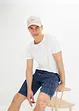 Bermuda cargo en jean, coton, Loose Fit, RAINBOW