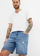 Short long en jean extensible, Regular Fit, John Baner JEANSWEAR