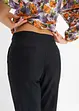 Pantalon taille haute en lin et viscose, bonprix