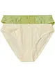 Lot de 2 slips avec dentelle, bonprix