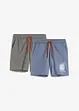 Lot de 2 shorts en jersey, bpc bonprix collection