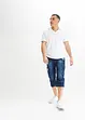 Jean 3/4 avec poches cargo, Loose Fit, John Baner JEANSWEAR