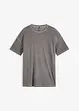 T-shirt côtelé oversize aspect délavé, bonprix