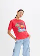 T-shirt avec imprimé en coton, RAINBOW