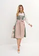 Dirndl longueur midi avec tablier (ens. 2 pces.), bonprix