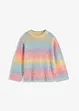 Pull en maille ajourée à effet ombré, bonprix