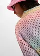 Pull en maille ajourée à effet ombré, bonprix