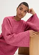 Pull boxy en maille côtelée, bonprix